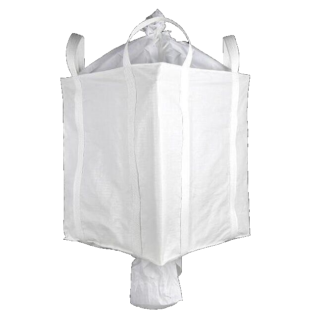 FIBC, Bulk Bag, 2200 Lb, Duffle Top and Spout Bottom, Super Sack