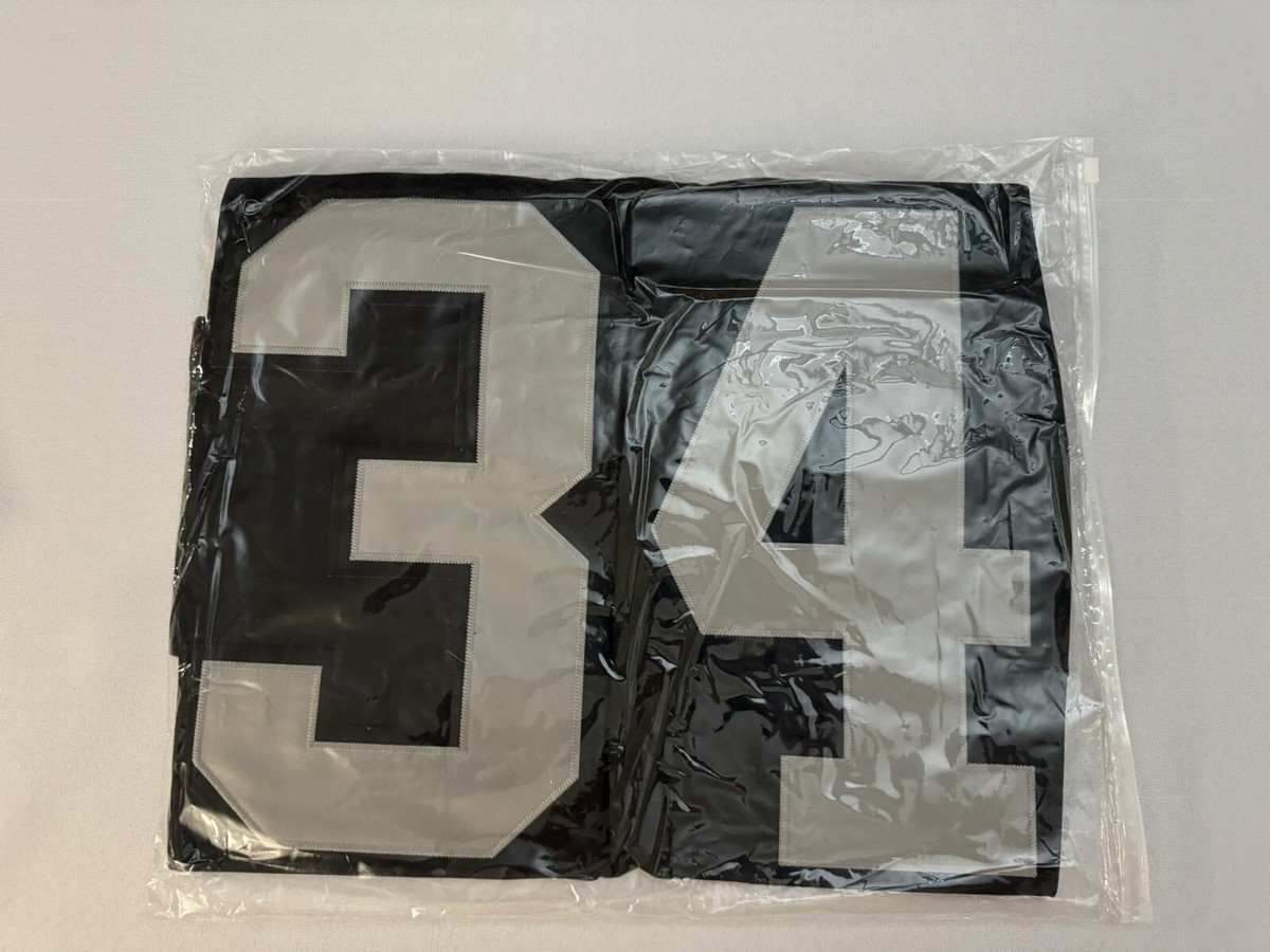 RAIDERS JACKSON 34番 ウニフォーム 黒 2XL RAIDERS JACKSON 34