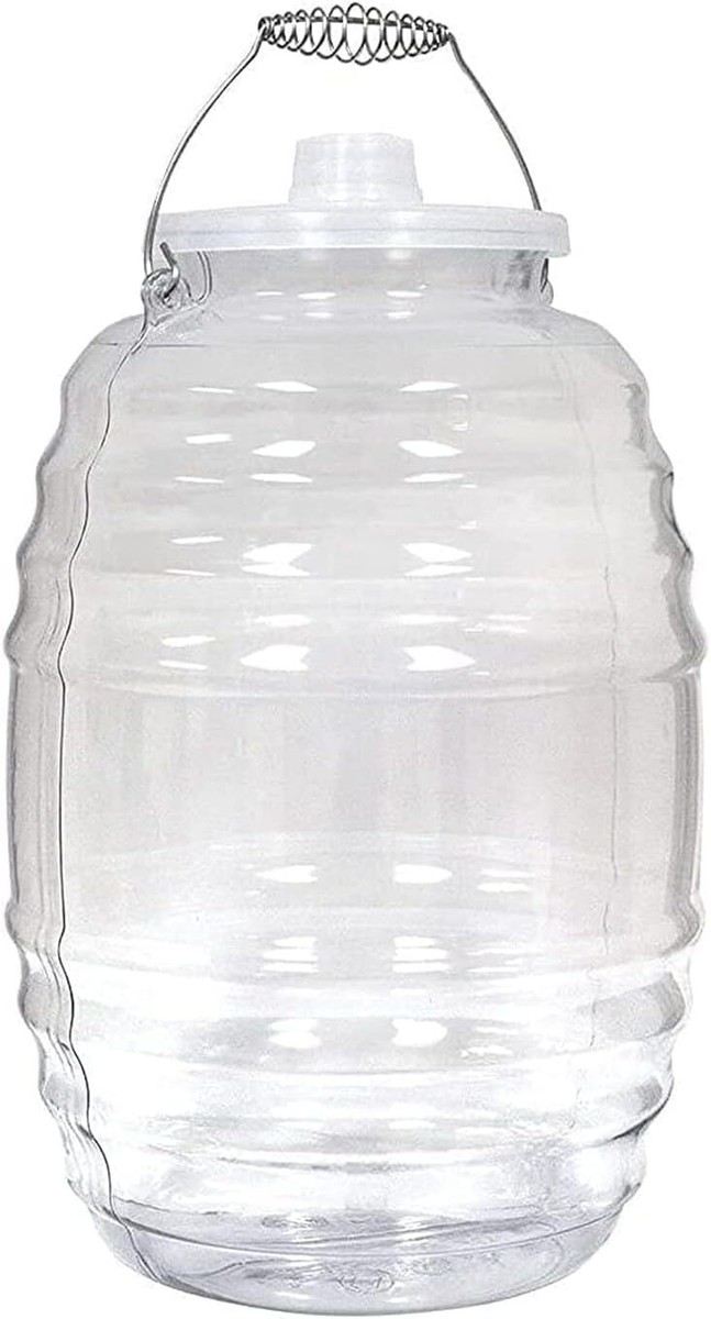 5 Gallon Jug with Lid &Handle Aguas Frescas Vitrolero