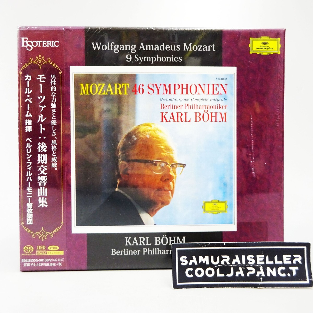 MOZART Late Symphonies Karl Boehm ESOTERIC SACD Hybrid 3CD BOX