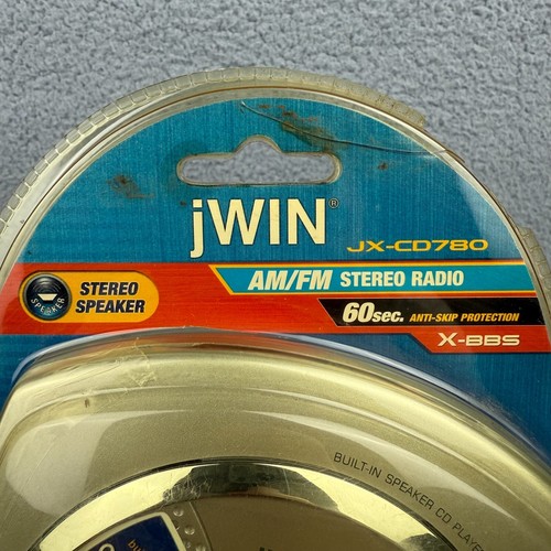 jWIN JX-CD780 CD Player AM/FM Radio Built In Stereo Speaker Headphones Vintage - Picture 4 of 8