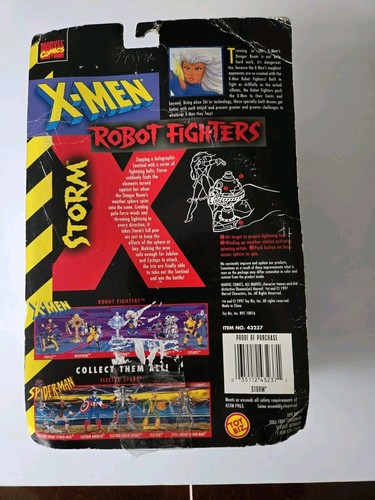 Marvel Comics X-Men Robot Fighters Storm Action Figure 1997 Toy Biz Vintage NEW - Picture 2 of 2