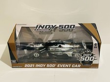Helio Castroneves signed 2021 Indy 500 Winner IndyCar 1/18 Greenlight Diecast