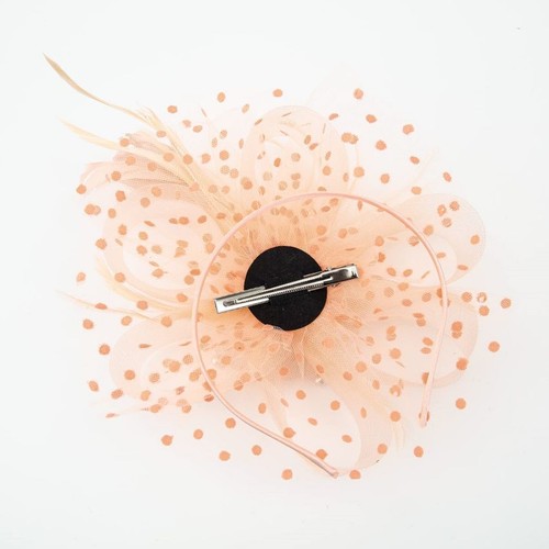 Feather Wedding Ladies party Clip Royal Ascot Races Headband Hair Fascinator - Picture 5 of 23