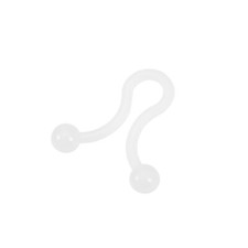 Twist Lock Cable Wire Ties Nylon U Shape Save Place 4mm Dia White 50pcs