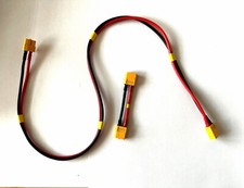 Male XT-60 to Female XT-60 18,16, 14,12, 10 AWG Adapter 3",6", 12",18" 24",36"