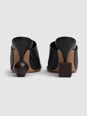 Jacquemus Les Bisou レザーミュール 90mm Jacquemus 90mm Les Bisou Sandals | Black | FARFETCH