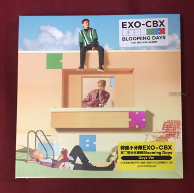 EXO-CBX Mini Album Vol. 2 Blooming Days (Days Ver.) Taiwan CD+64P+sticker+Card