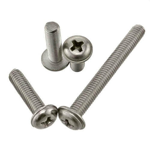 Tornillo redondo de acero inoxidable 304 con collar perno de cabeza de arandela M2 M2,5 M3 - Imagen 8 de 8