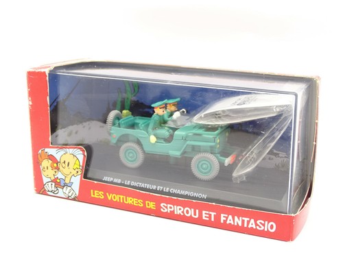 Atlas Spirou E Fantasio 1/43 - jeep MB - Afbeelding 1 van 1