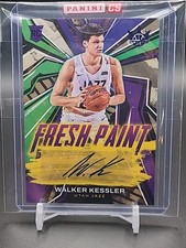2021-22 Paniji Court Kings Fresh Paint Rookie Auto Walker Kessler /25 Utah Jazz