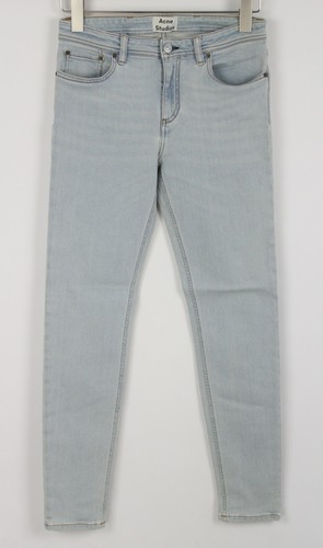 RRP€230 ACNE STUDIOS CLIMB LIGHT BLUE Women W27/L34 Blå Konst Skinny Jeans  6602_ | eBay