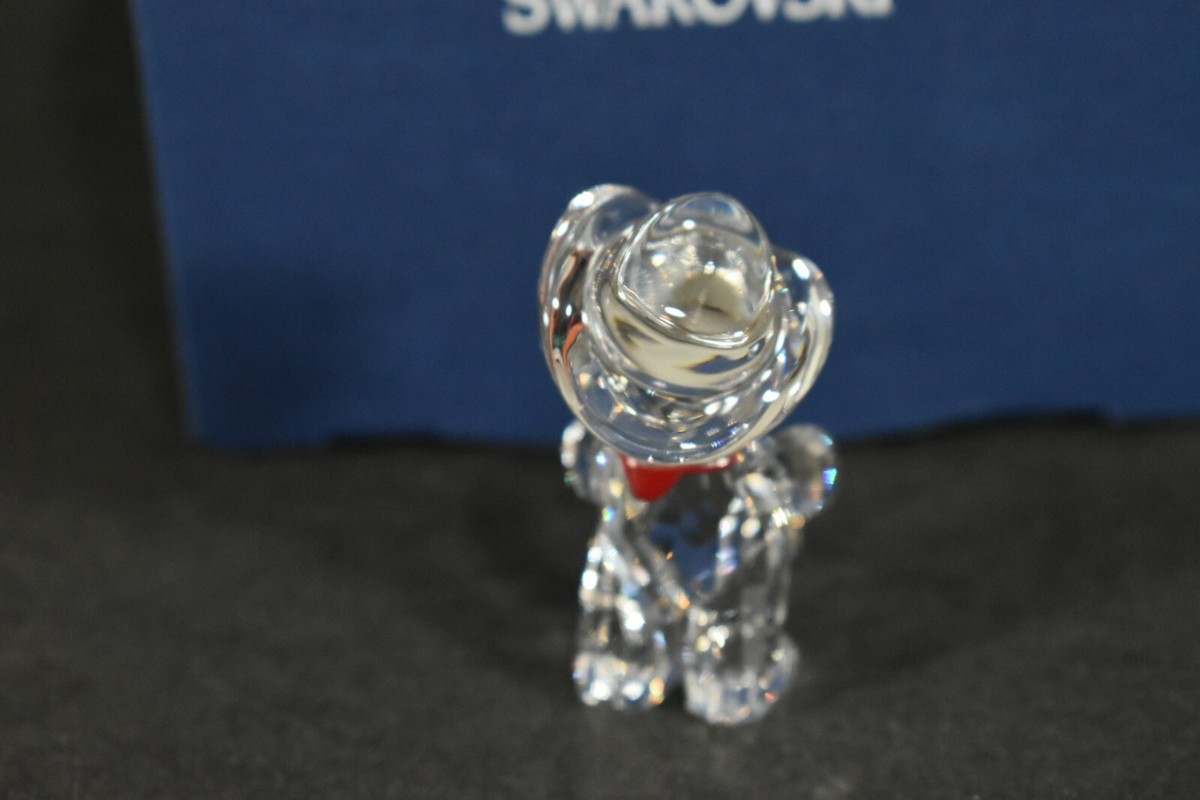 Swarovski Crystal Figurine Cowboy Kris Bear Johnny (883413). Mint