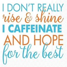 Boston International - 3-Ply 5" Cocktail Napkins - Rise & Shine