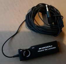 VINTAGE Radio Shack Archer Private Radio-TV Listener - Mono 3.5mm Jack Extension
