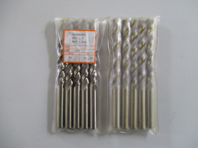 Sourcing Map HSS Spiralbohrer Set 5 Stück - 4,5mm Mit Sechskantschaft Für Metall & Holz