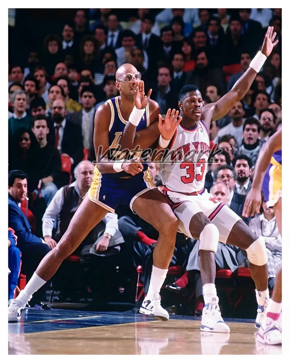 LA Lakers Kareem Abdul Jabbar Patrick Ewing New York Knicks Color