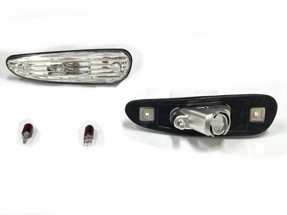 PARAGOLPES TRASERO MARCADOR LATERAL LUZ LENTE TRANSPARENTE R & L Para ~ 1993 ~ 2002 ~ MAZDA RX-7 RX7 FD Foto 2 de 4