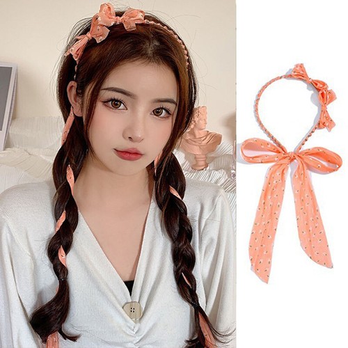 Fashion Headband With Bow Ribbon Cute Hairband For Girls Hair Accessories - Picture 8 of 20