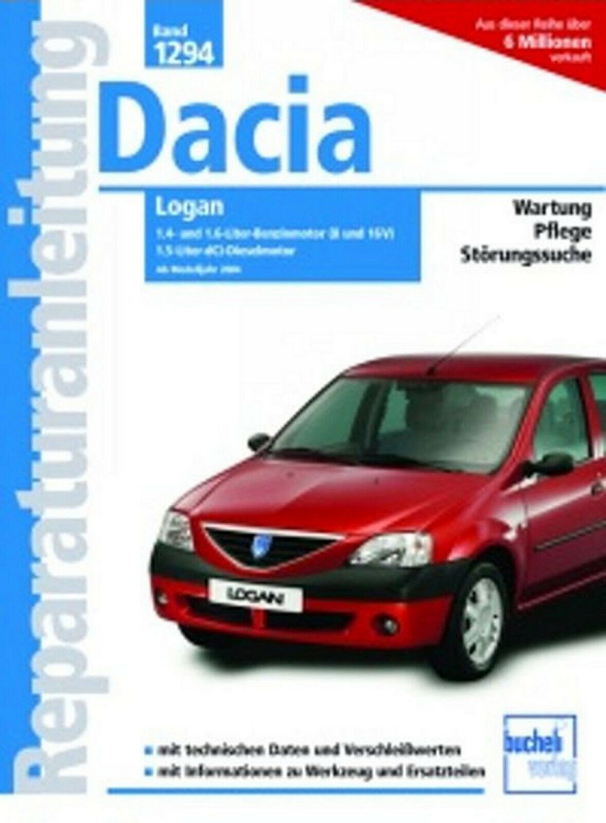 Thumbnail - Reparaturanleitung Werkstatthandbuch Wartung - 1294 Dacia Logan
