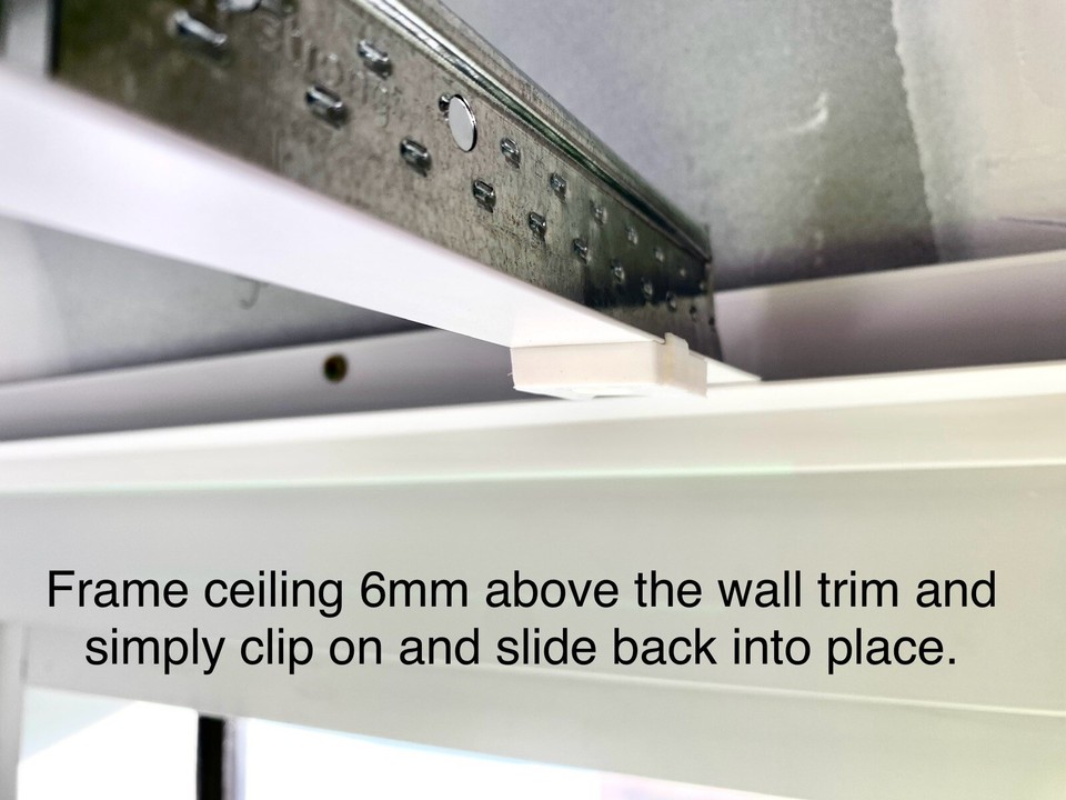 Packer In Ceiling Teg Spacers x100 Clip-on Grid Ceiling Tabs Tegulated Blocks Teg Packer ...