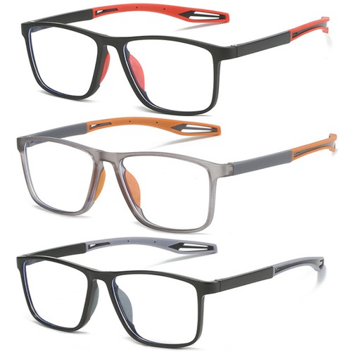 3PK Myopia Glasses Nearsighted TR Frame Men Outdoor Sport Eyeglass Frames - Picture 10 of 20