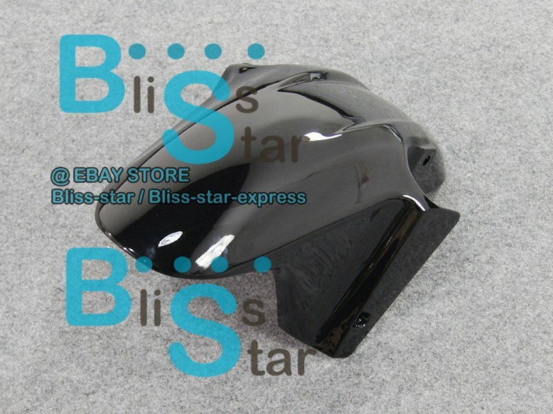 Black Glossy INJECTION Fairing Fit HONDA CBR600F4i 2005 2006 2004-2007 14 A4 image