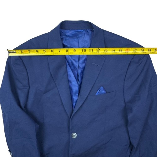 Ben Sherman Men's Polyester Blend 2-Button Blazer Jacket Blue • 40S - Picture 7 of 11