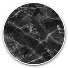 2 x Vinyl Stickers 30cm (bw) - Cool Dark Grey Marble Effect  #39033