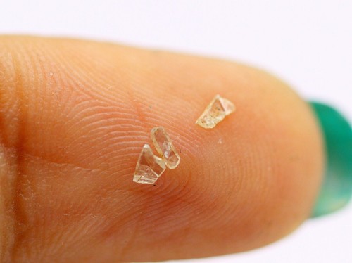 3 Pcs Lot 0.055 TCW 100% Natural Loose Diamond Raw Cut I Color I2 Grade - Picture 5 of 9