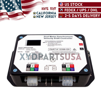 13398-D0 Dual Motor Synchronous Velocity Slide Controller Replacement Controller V-Sync II, Compatible With Lippert In-Wall Slide-Out On RV, 211852 Black - Foto 4