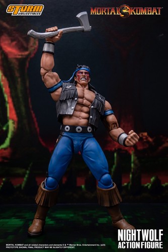 STORM COLLECTIBLES Mortal Kombat Nightwolf Actionfigur im Maßstab 1/12 - Bild 7 von 18