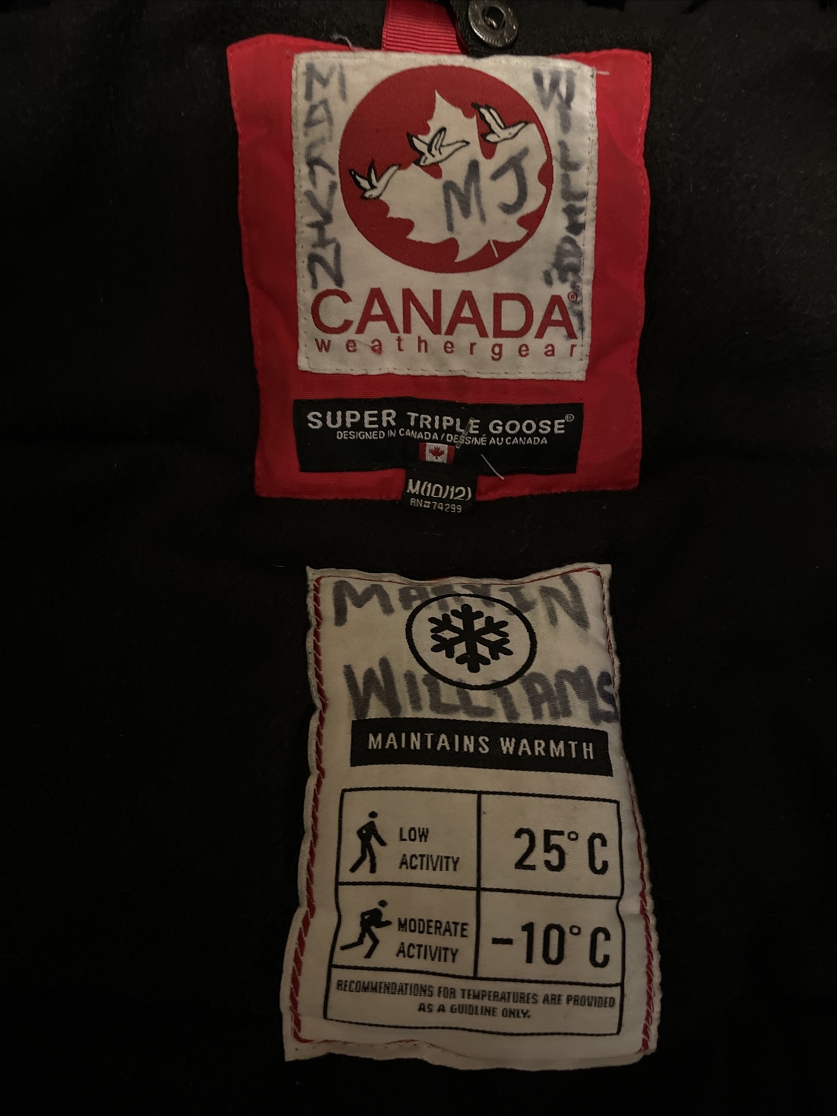 canada weather gear super triple goose jacket
