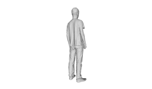 Printle Y Homme 112--Teenage Young Man Casual Figure for Dioramas Train Sets - Picture 4 of 11