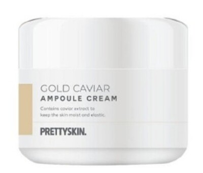 Prettyskin gold caviar ampoule cream 50ml anti aging moisture care
