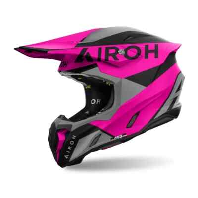 AIROH TWIST 3 HELM KING PINK MATT MOTOCROSS OFF ROAD NEU MX GÜNSTIG QUAD MÄDCHEN
