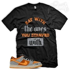 "STARVED" Sneaker T Shirt to match N SB Dunk Safari Foamposite 
