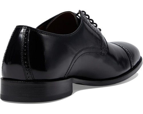 Johnston & Murphy Bradford Oxford Men's US 11 Black Cap Toe Dress Shoes ZOGG563 - Picture 11 of 12