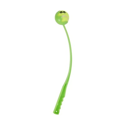 Pet Dog Puppy Tennis Ball Launcher Chucker Thrower Long With Tennis ...