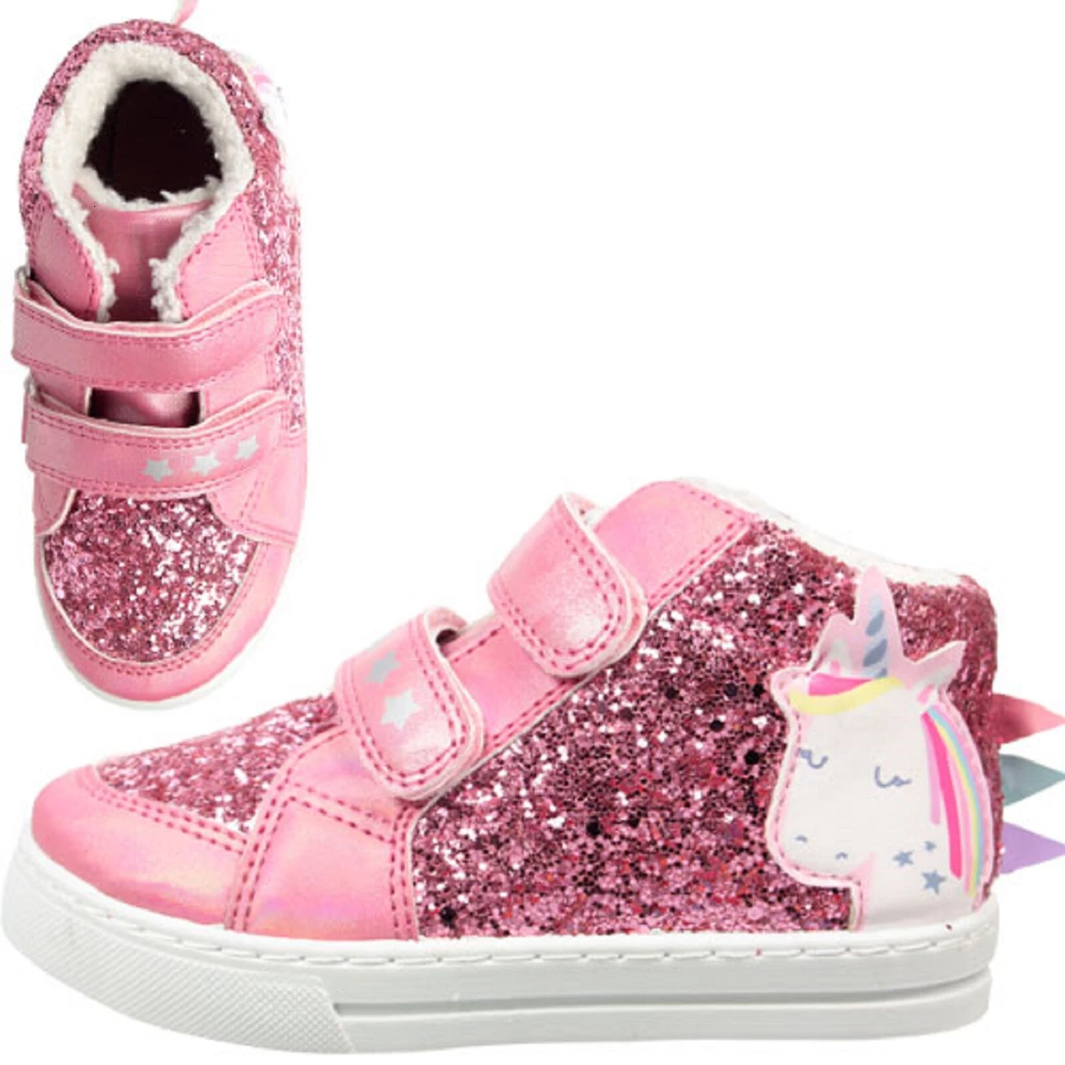 Pink sparkly sales high tops