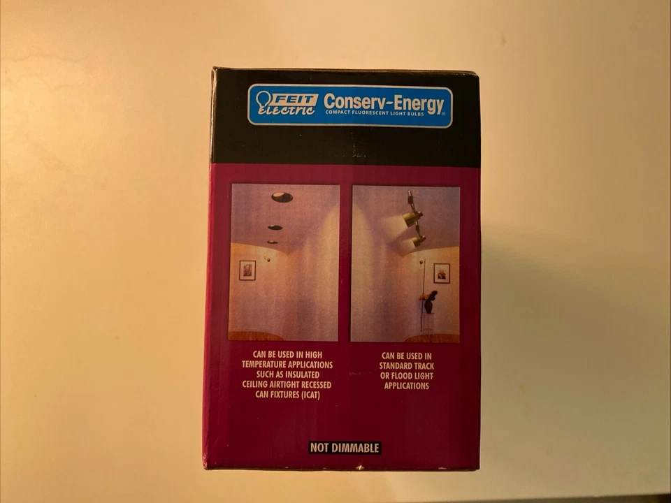 Feit R30 Reflector Conserv Energy 65W Replacement Light Bulbs 4-Pack #440076 New - Image 3 of 4