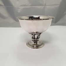 wundersch&ouml;ne Schale Silber 925 punziert Georg Jensen Nr. 180 B Blossom Dekor