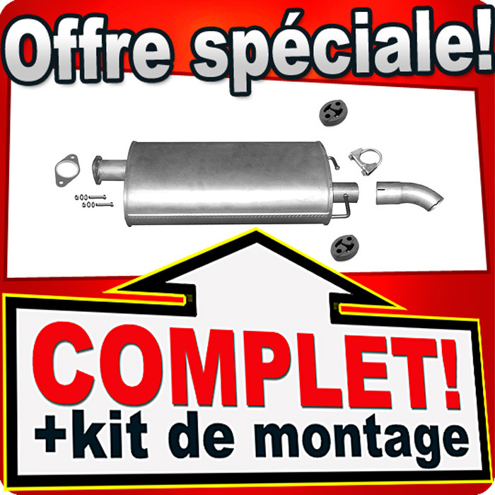 Échappement Ford Transit 2.2 TDCI anti-bruit pour châssis simple sans FAP 2006