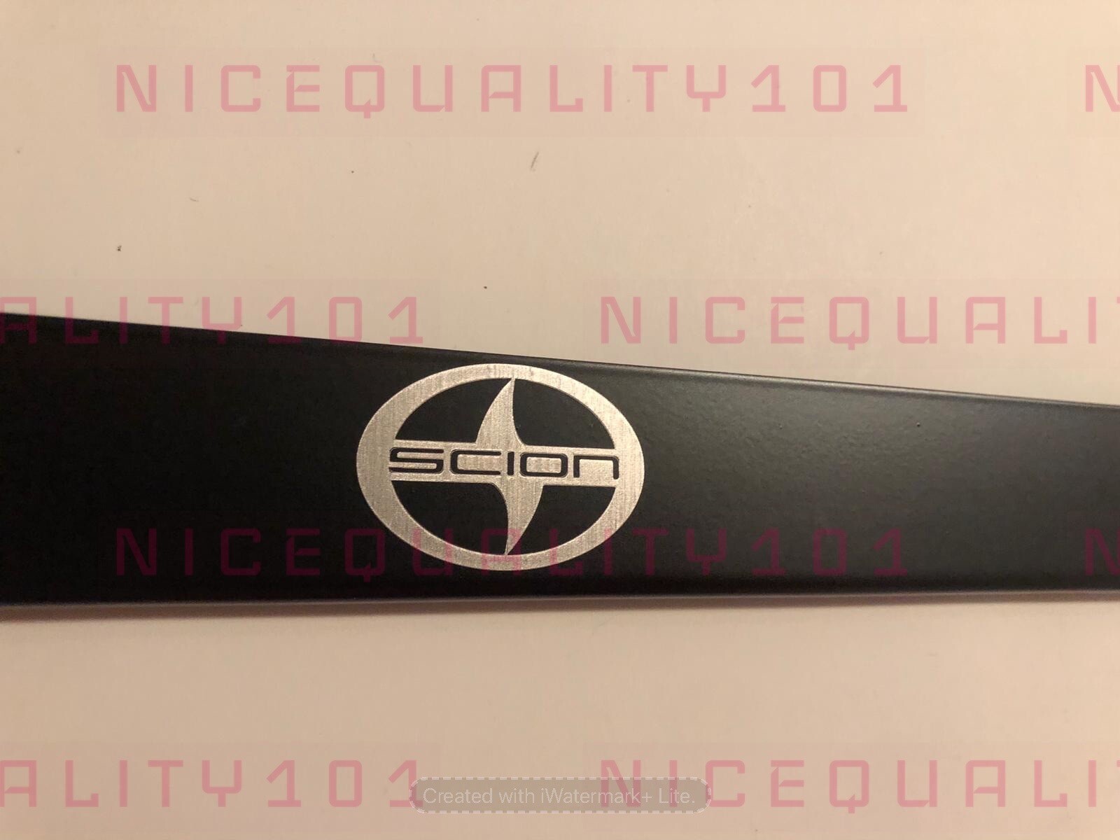 Laser Engraved Scion Stainless Steel License Plate Frame