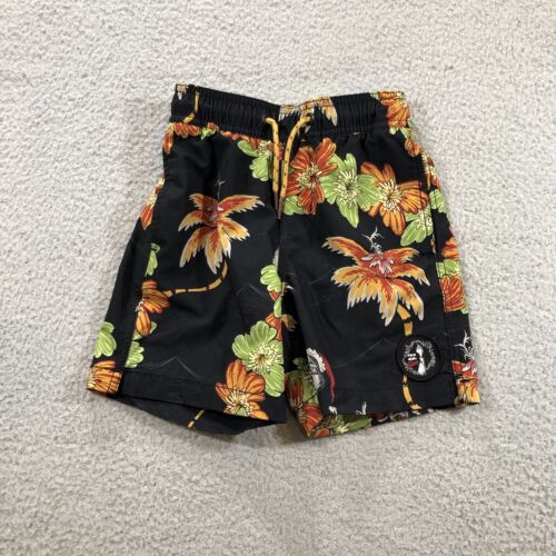 billabong dr seuss Shorts Boys 4/S Black Swim Pool Summer Beach