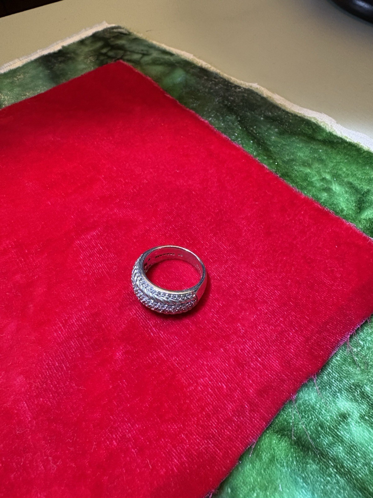 Judith Risks Sterling Silver Cz Ring - image 3