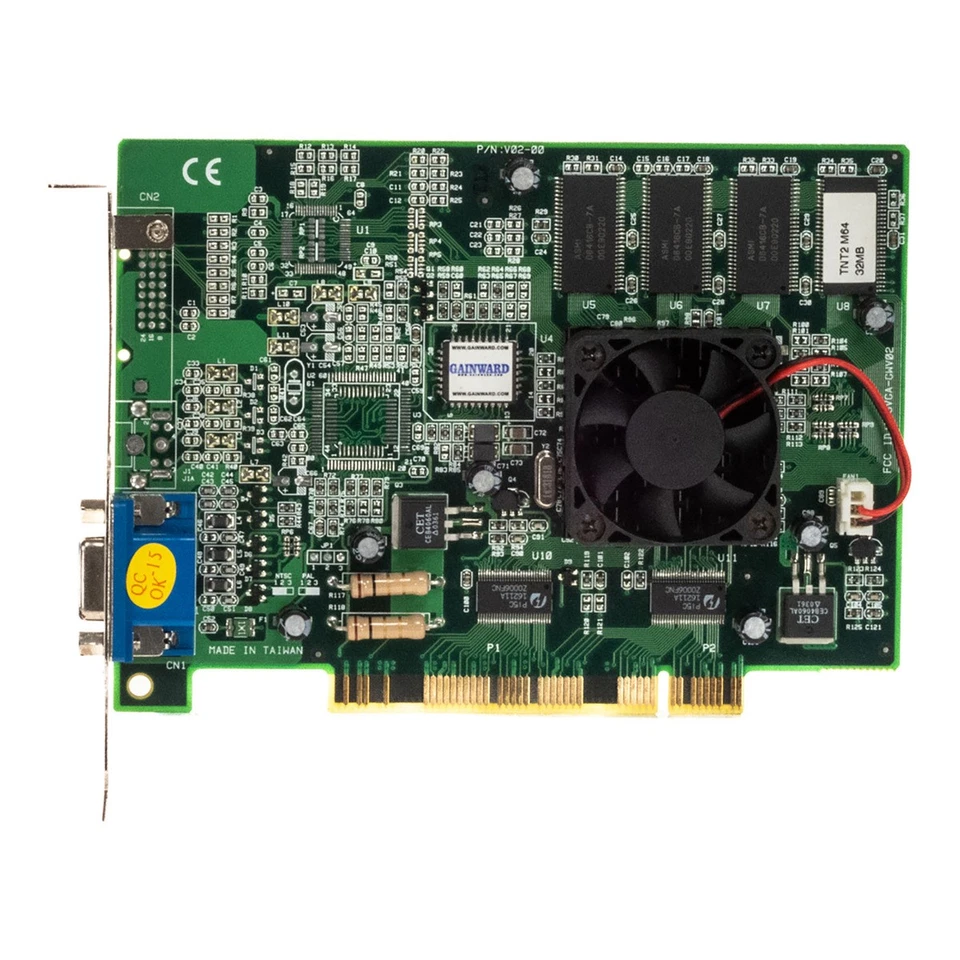 Graphics Card GAINWARD RIVA TNT2 M64 32MB TM64H V02-00 PCI - Image 2 of 2