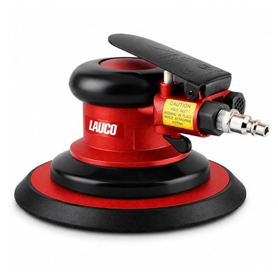 6-Inch Pneumatic Random Orbital Air Sander, 12,000 RPM, Low Vibration, 6'' Hook