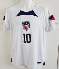USA USNMT Nike Soccer Jersey 2022 Home Kit 10 Pulisic Men Size: M
