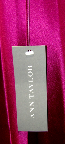 Ann Taylor• Size 4• Burgundy/Purple• 100% Silk Shell Dress• NWT! - Picture 9 of 16